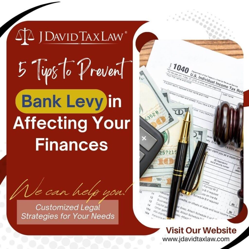 5 Tips to Prevent Bank Levy in Affecting Your Finances