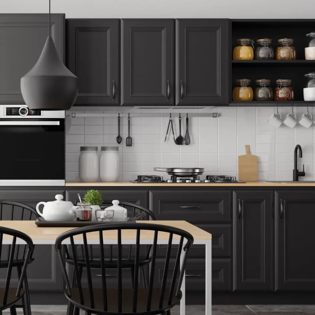 How to Make Black Cabinets Work in Any Kitchen Remodel