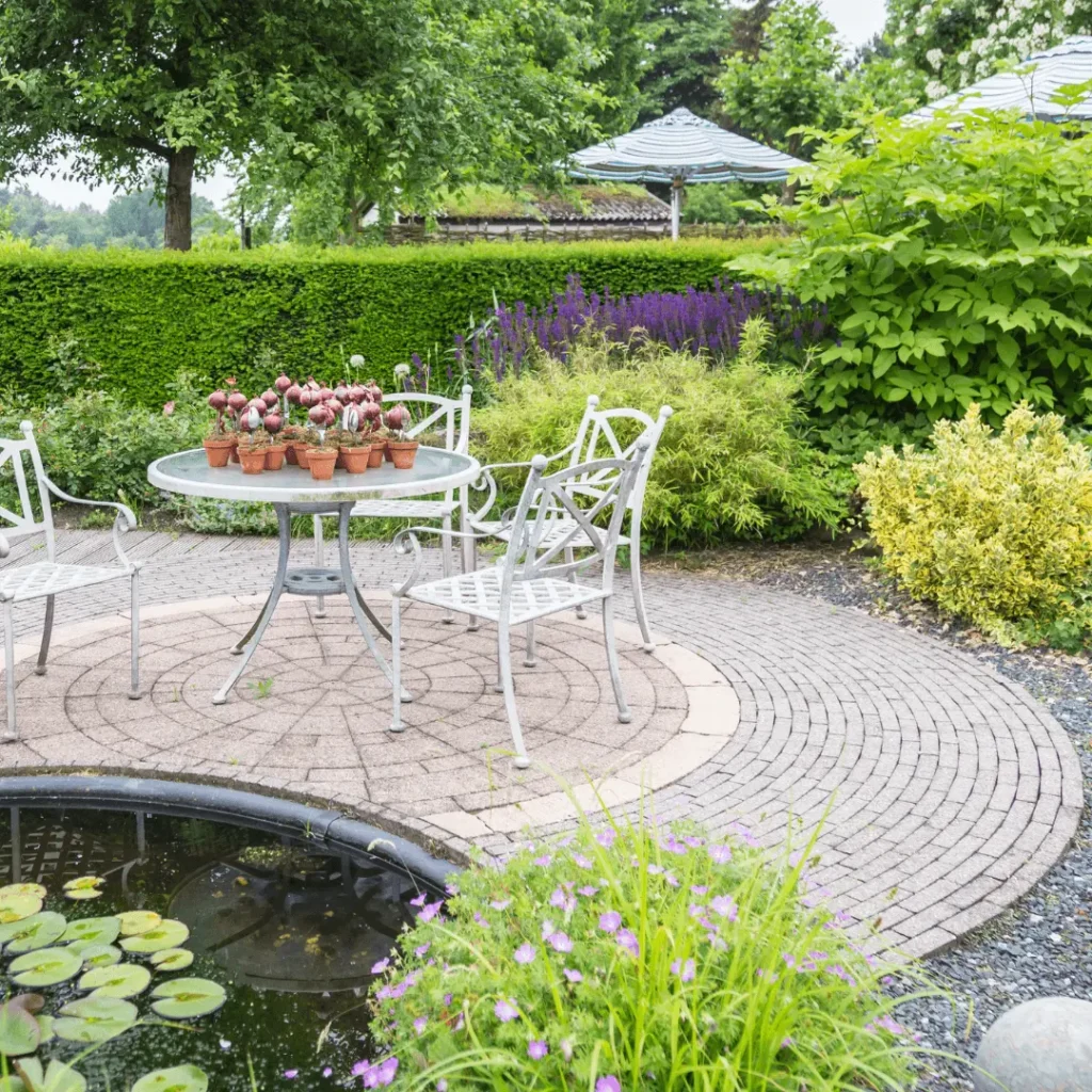 Lush Patio Garden